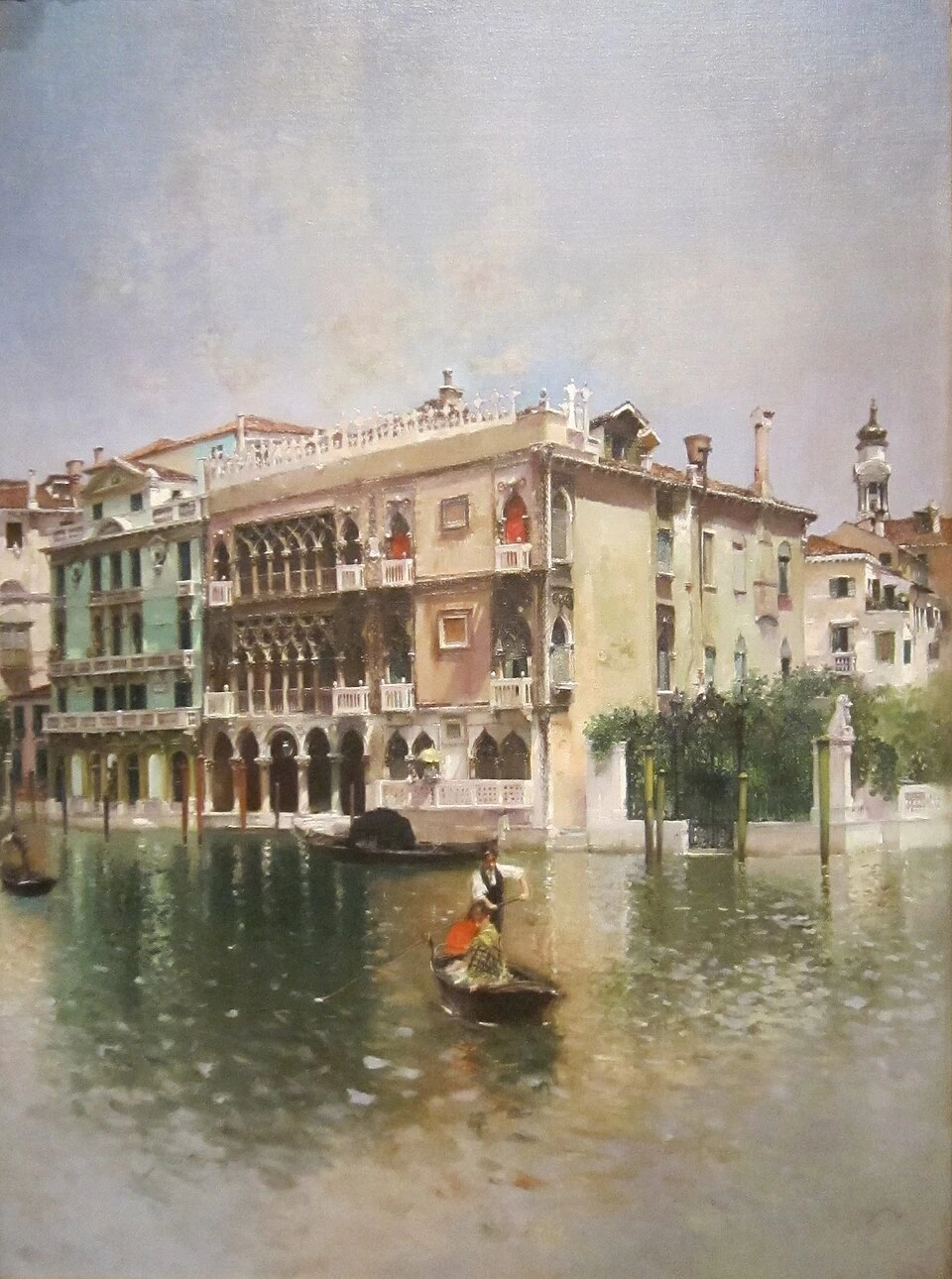 Canal Grande a Venezia - Cincinnati Art Museum, dettaglio